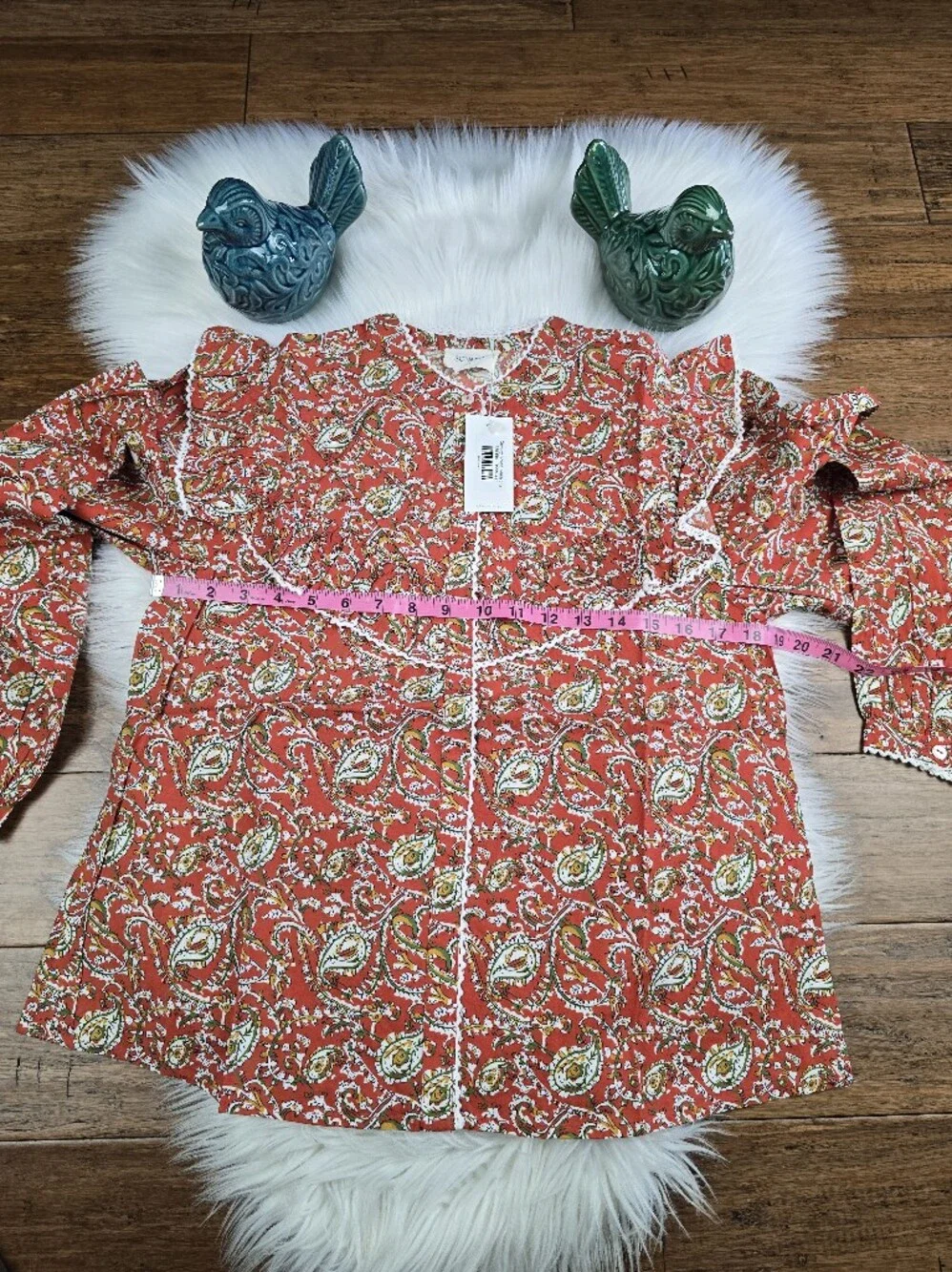 Sonmer Dorthy Blouse Terracotta Medium